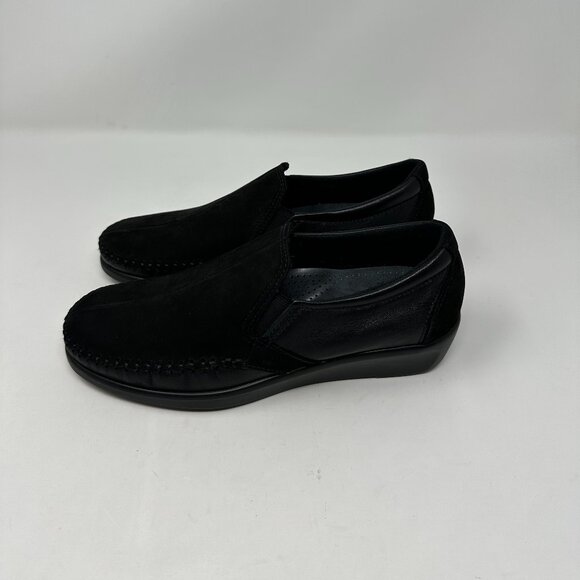 SAS Dream Slip-On Loafers, Black, Women's 6M - Picture 2 of 16